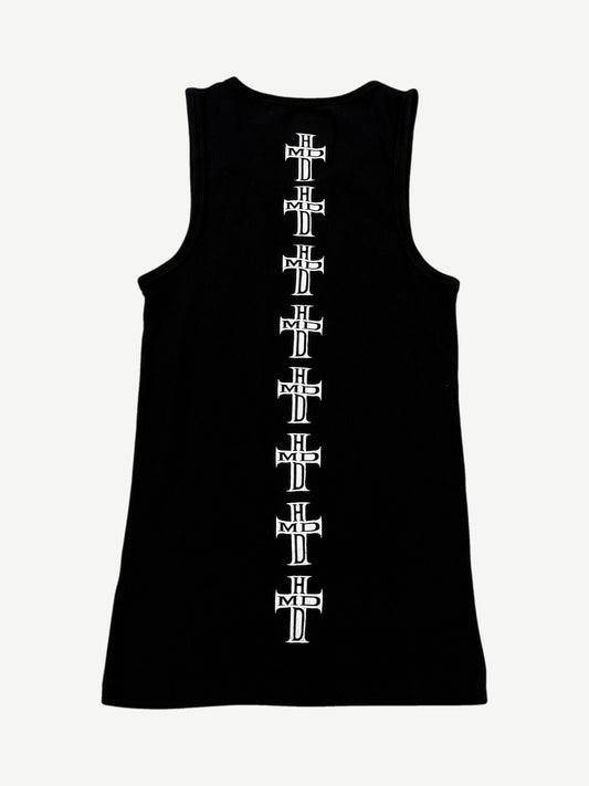 Happy Memories Don't Die HMDD Black Holy Cross Tank Top