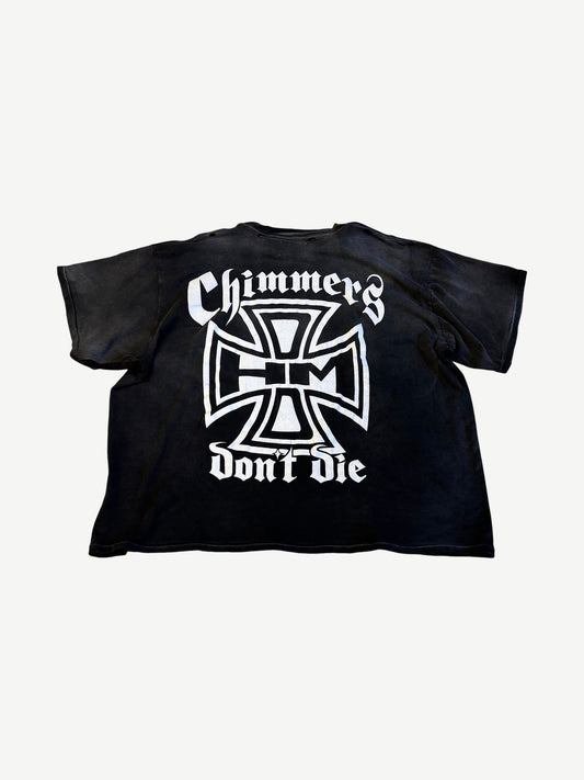 Happy Memories Don't Die HMDD Chimmers Ghost Pocket Tee