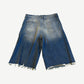 Happy Memories Don't Die HMDD Chopper Denim Carpenter Shorts