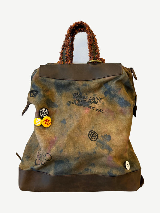 Happy Memories Don't Die HMDD Graffiti Box Backpack