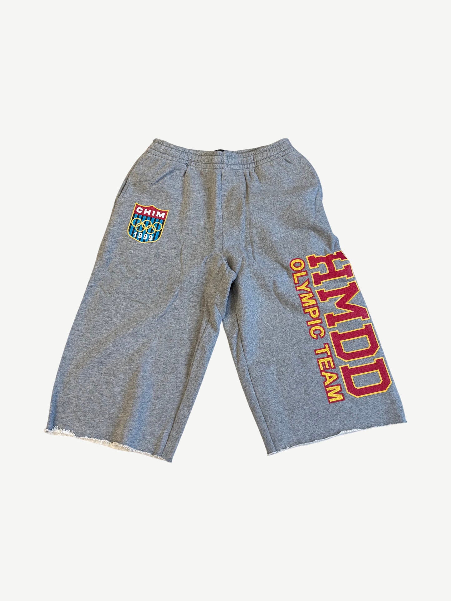 Happy Memories Don't Die HMDD Gray Olympic 3/4 Shorts
