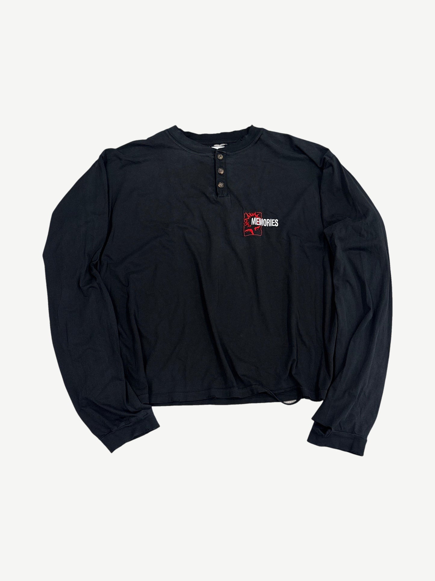 Happy Memories Don't Die HMDD Memories Henley Longsleeve