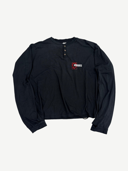 Happy Memories Don't Die HMDD Memories Henley Longsleeve