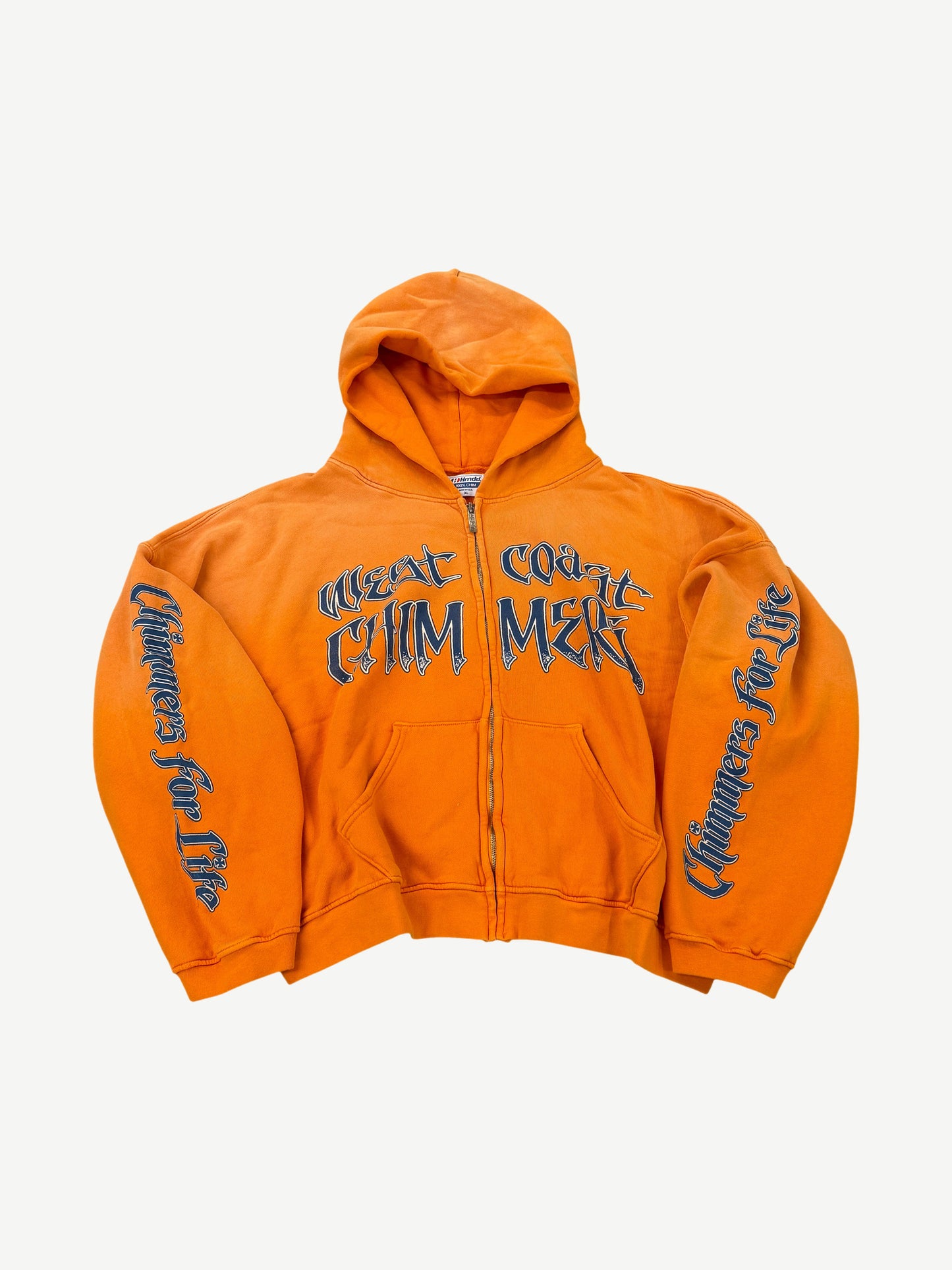 Happy Memories Don't Die HMDD Orange West Coast OC Zipup