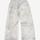 Happy Memories Don't Die HMDD White Big Ed Painter Work Pants
