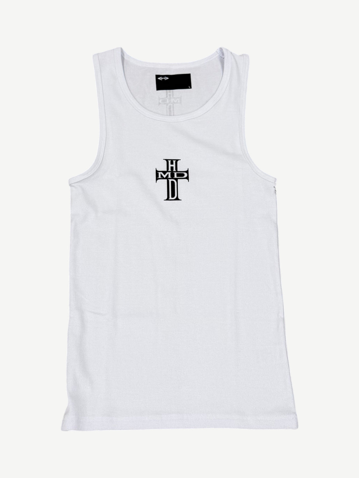 Happy Memories Don't Die HMDD White Holy Cross Tank Top