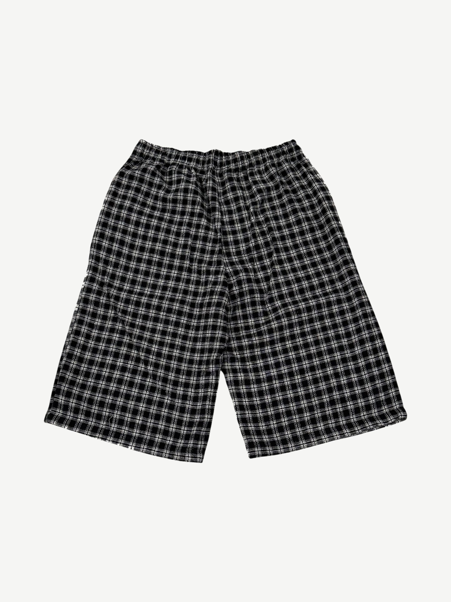 Internet Ruins Things IRT Plaid 3/4 Lounge Shorts