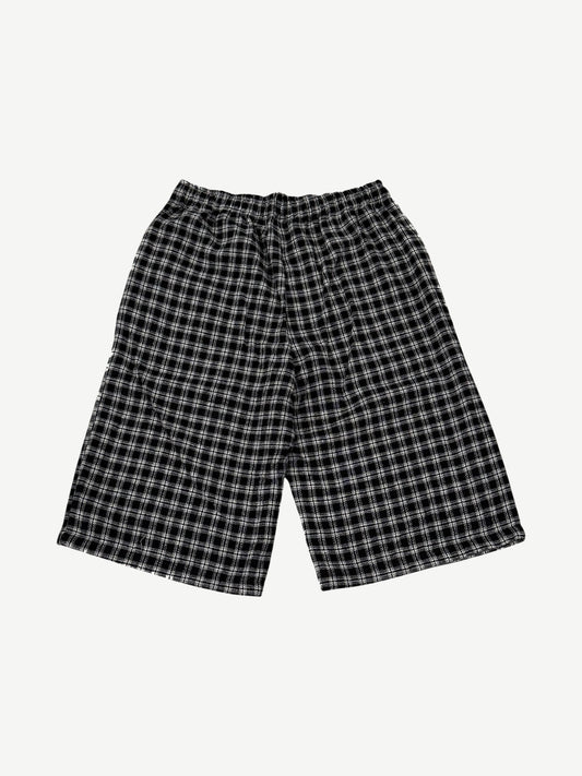 Internet Ruins Things IRT Plaid 3/4 Lounge Shorts