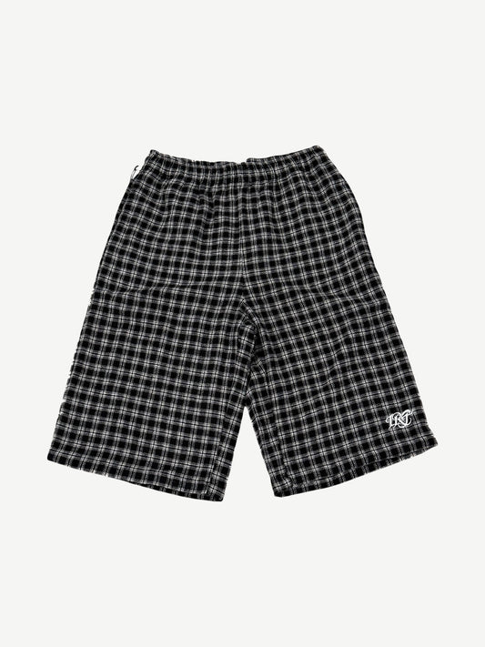 Internet Ruins Things IRT Plaid 3/4 Lounge Shorts