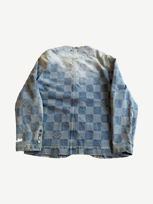 Louis Vuitton 3D Damier Chic Denim Jacket