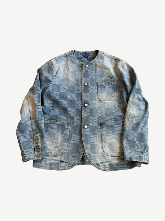 Louis Vuitton 3D Damier Chic Denim Jacket