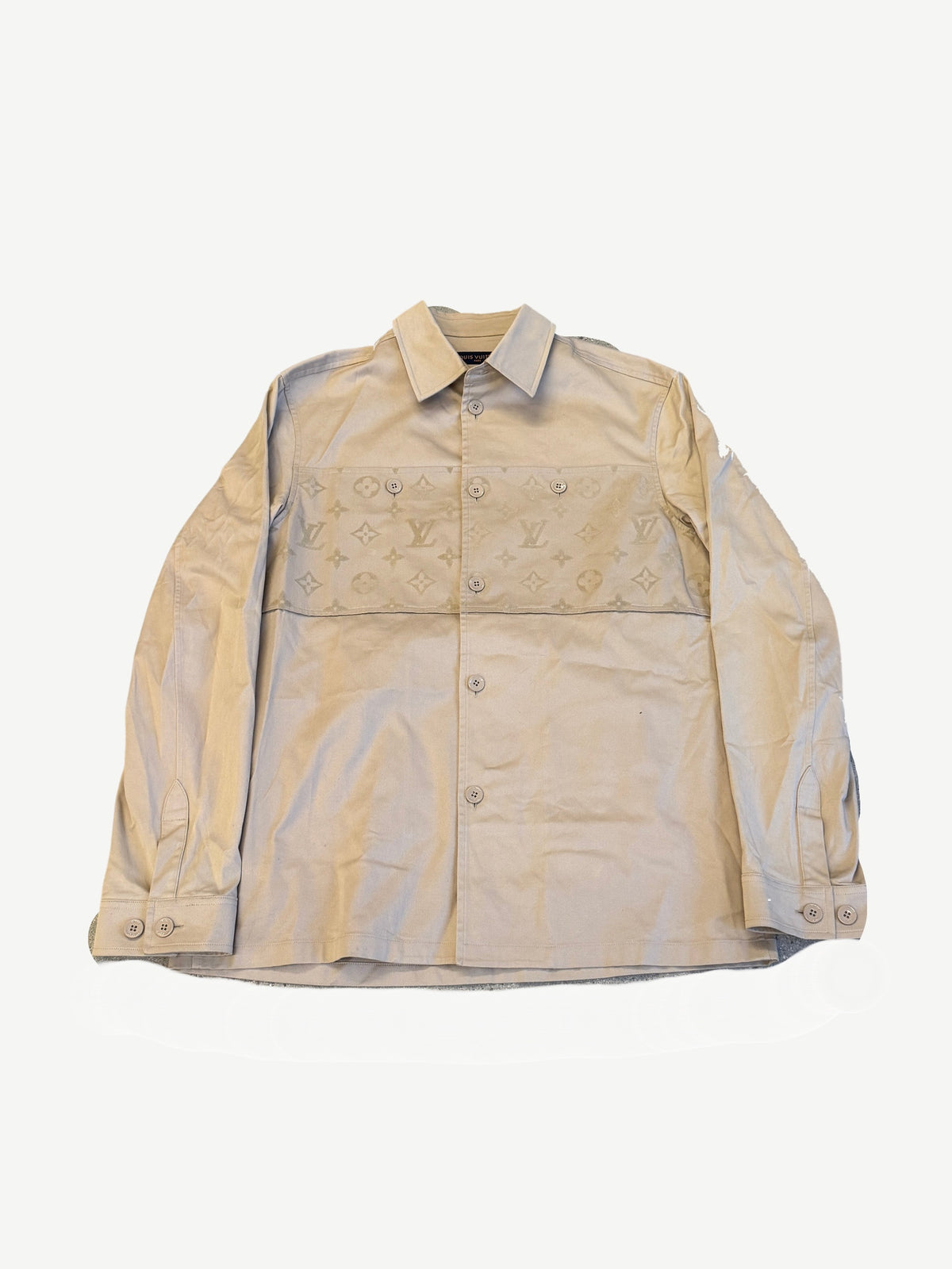 Louis Vuitton Beige Monogram Overshirt