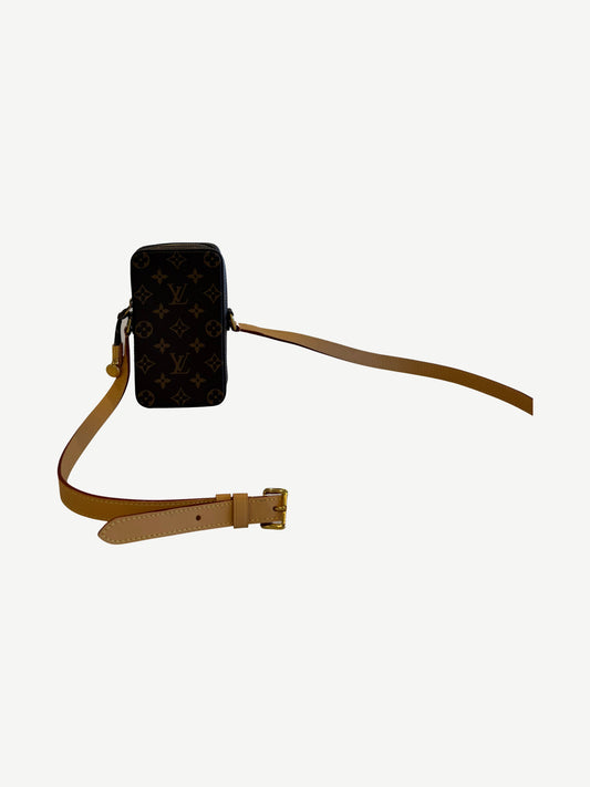 Louis Vuitton Music Player Wearable Monogram Leather Wallet