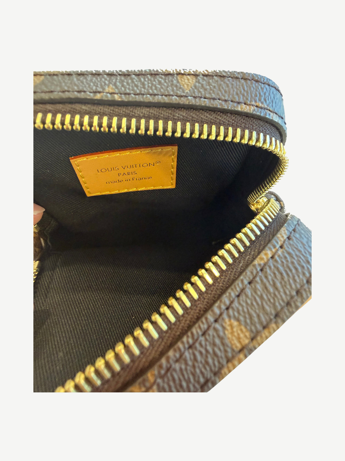 Louis Vuitton Music Player Wearable Monogram Leather Wallet
