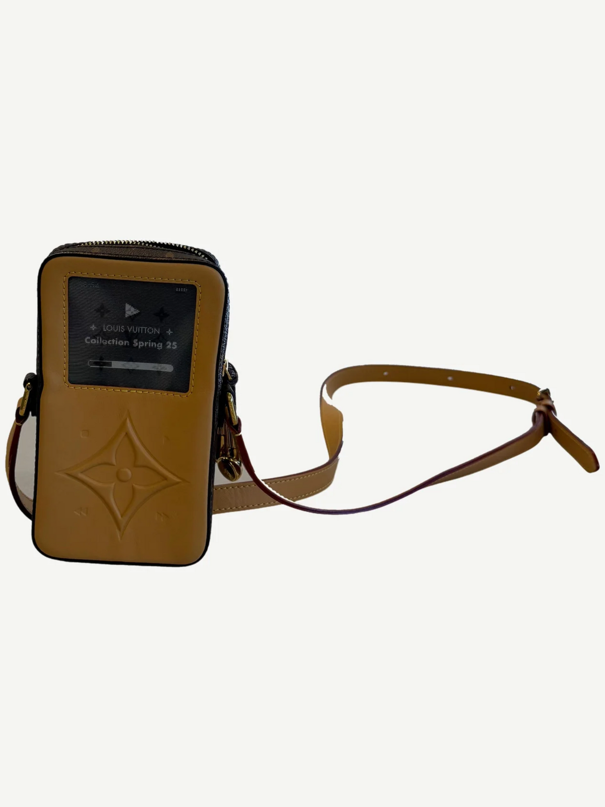 Louis Vuitton Music Player Wearable Monogram Leather Wallet
