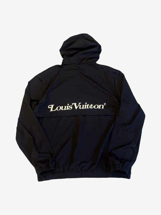 Louis Vuitton Nigo Black Logo Zipup Windbreaker