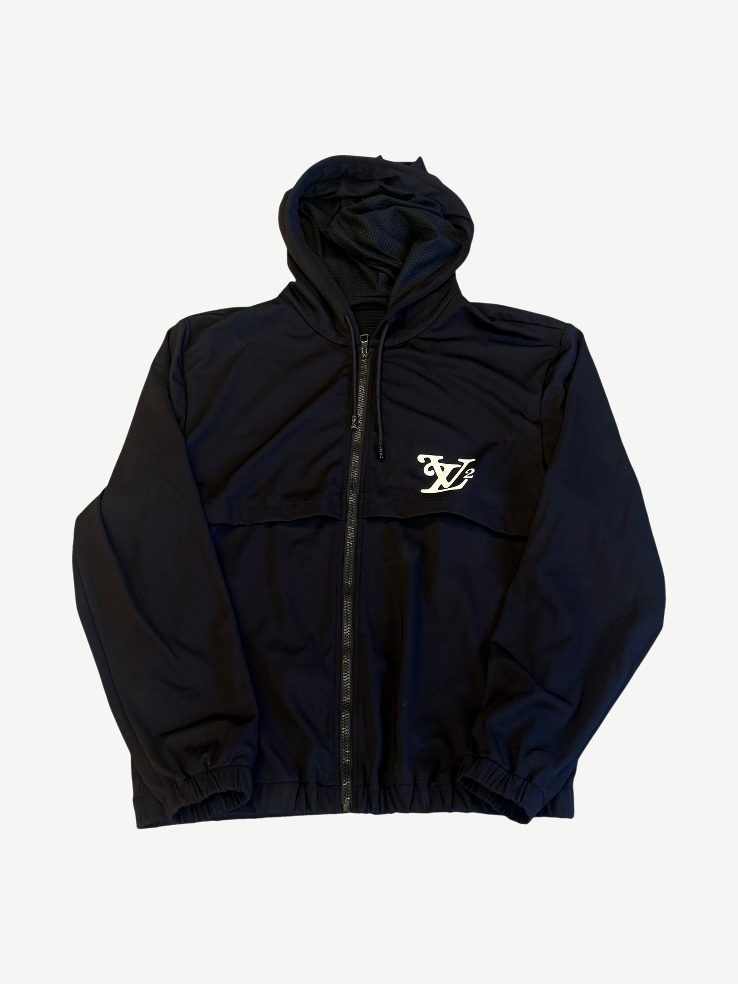 Louis Vuitton Nigo Black Logo Zipup Windbreaker