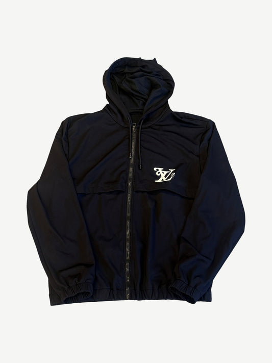 Louis Vuitton Nigo Black Logo Zipup Windbreaker