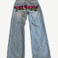 Louis Vuitton Virgil Abloh Graffiti Monogram Jeans