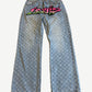 Louis Vuitton Virgil Abloh Graffiti Monogram Jeans