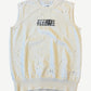 Maison Margiela MM6 Off White Distressed Knit Cutoff Vest