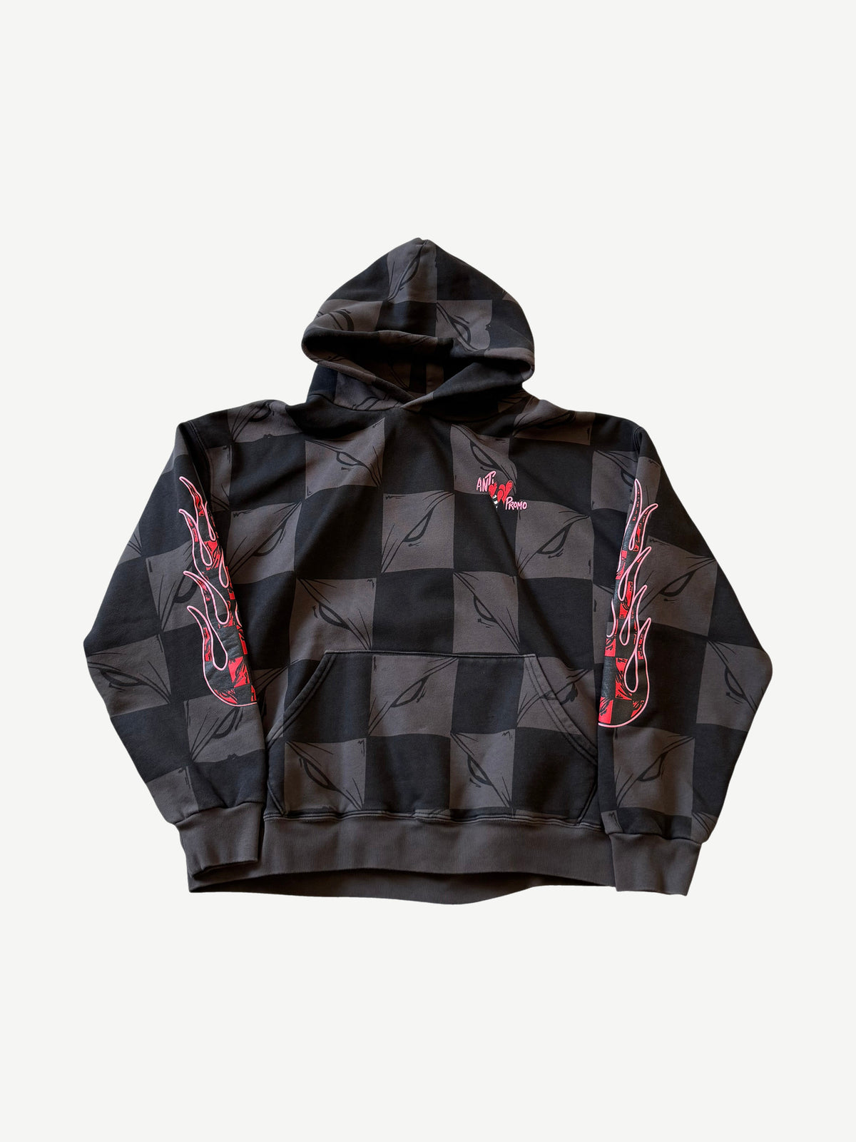 Matty Boy Anti Promo Flame Print 99 Eyes Hoodie