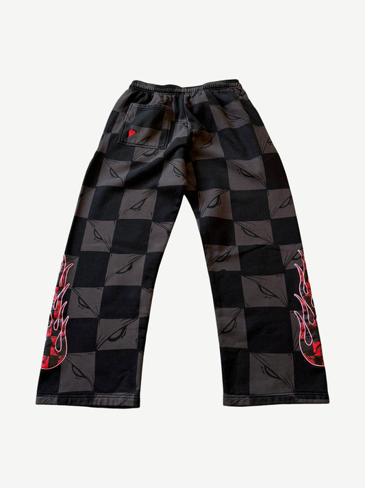 Matty Boy Anti Promo Flame Print 99 Eyes Sweatpants