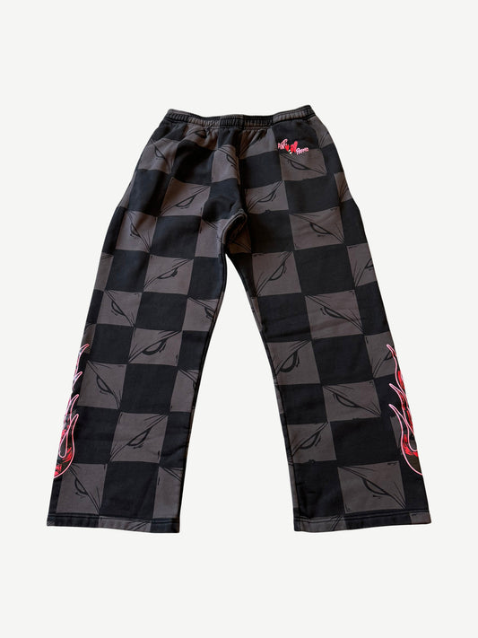 Matty Boy Anti Promo Flame Print 99 Eyes Sweatpants