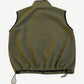Miu Miu Olive Green Fleece Zipper Vest