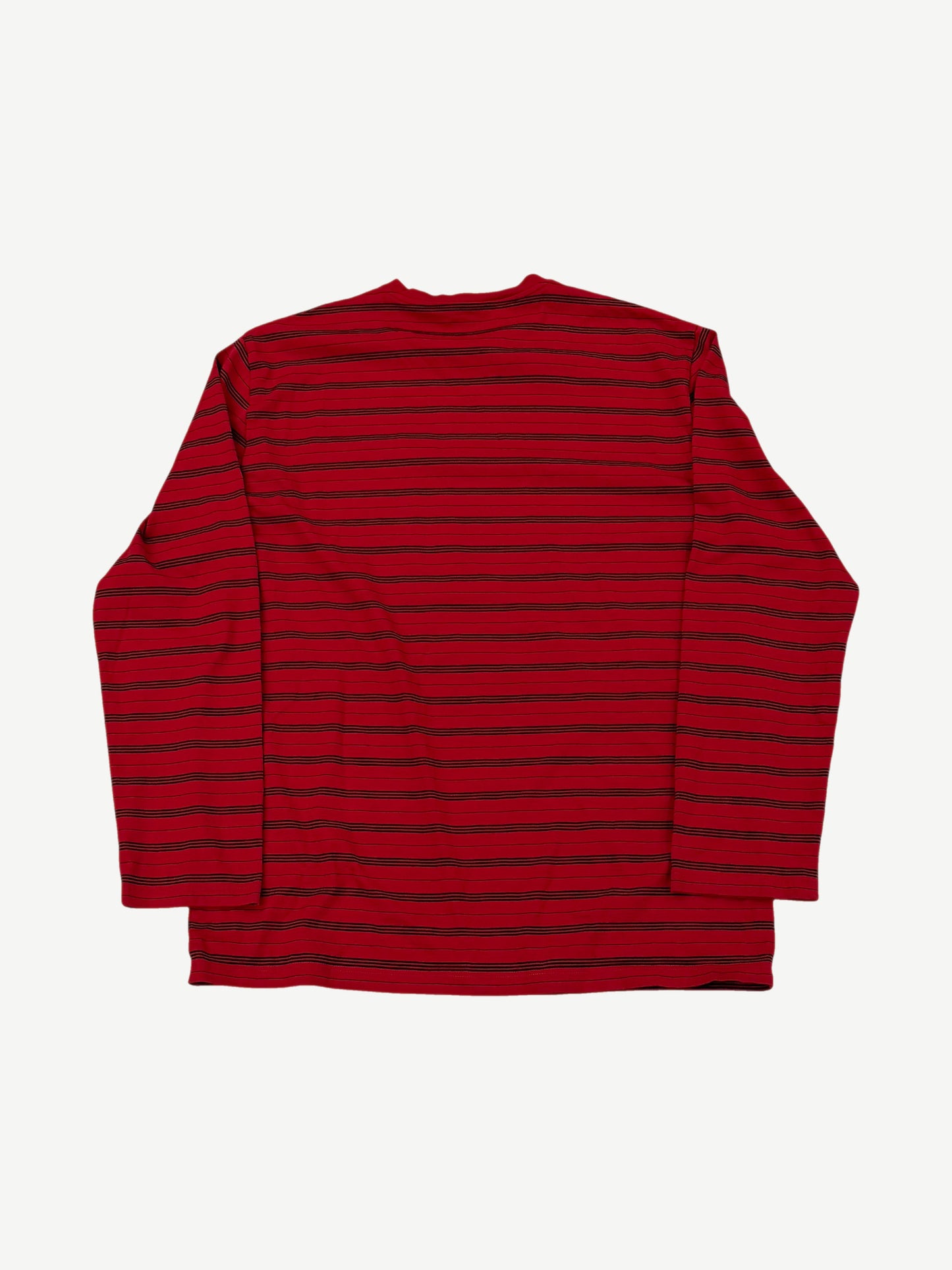 Miu Miu Red Black Striped Jersey Longsleeve