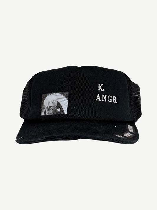 Paly Hollywood Black K. Angr Foam Trucker Hat