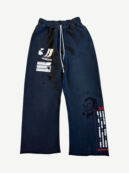 Paly Hollywood Black Maintenance Sweatpants