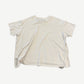 Paly Hollywood Fame is a Vampire tee plain off-white distressed back view with vintage worn finish