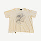 Paly Hollywood Ivory Scribble Tee