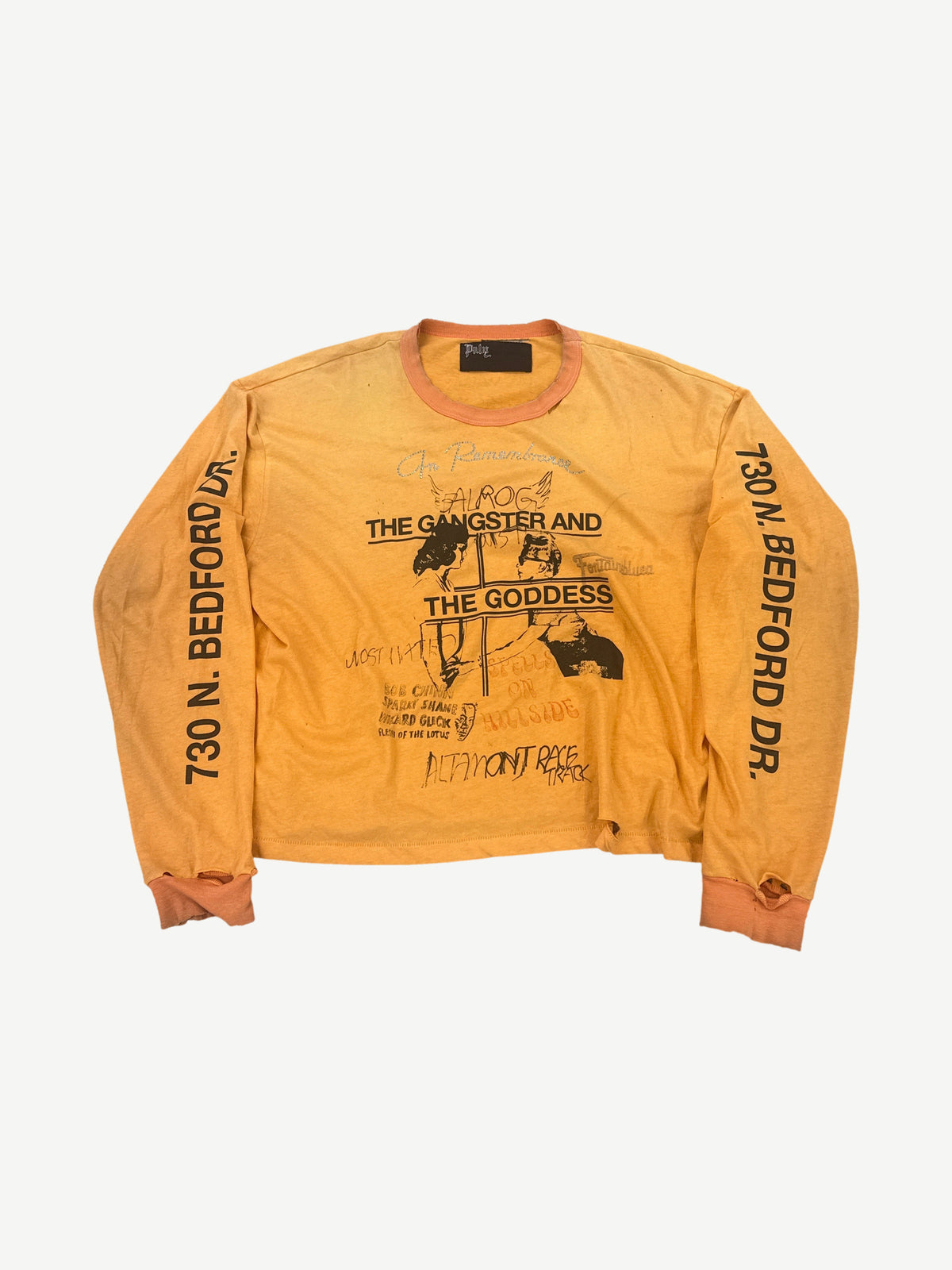 Paly Hollywood Orange Gangster And Goddess Longsleeve
