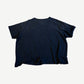 Paly Hollywood Ride with the Devil tee back view showing washed dark navy cotton and boxy fit.