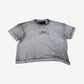 Paly Hollywood heather grey cotton tee with small old-english Paly chest logo and crew neck collar.