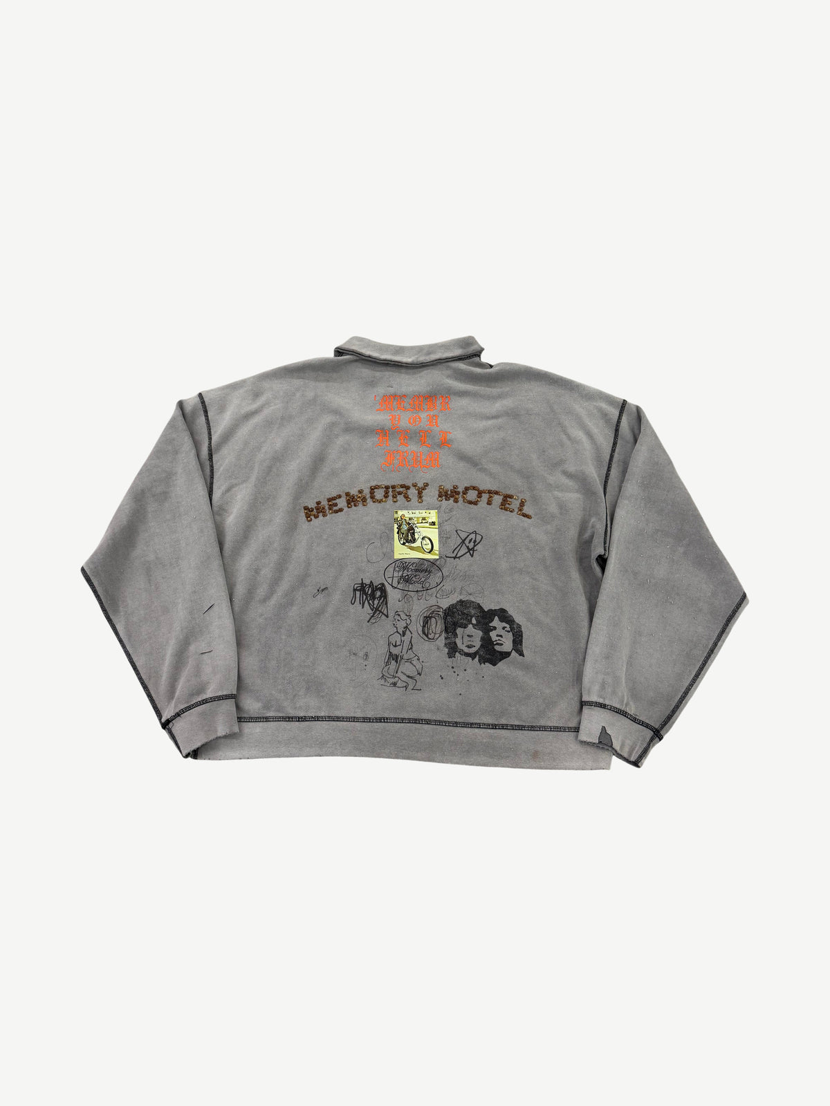 Paly Hollywood Sorry 'Bout That 1/4 Zip Crewneck