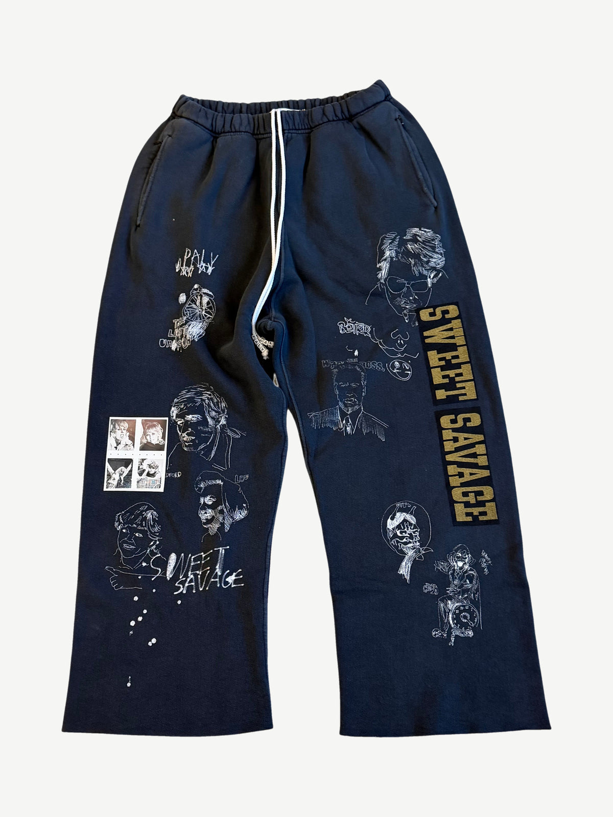 Paly Hollywood Vintage Black Sweet Savage Sweatpants