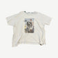 Paly Hollywood White Back To Life Ringer Tee