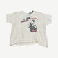 Paly Hollywood White Back To Life Ringer Tee