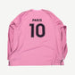 Pink Balenciaga Paris Longsleeve Soccer Jersey