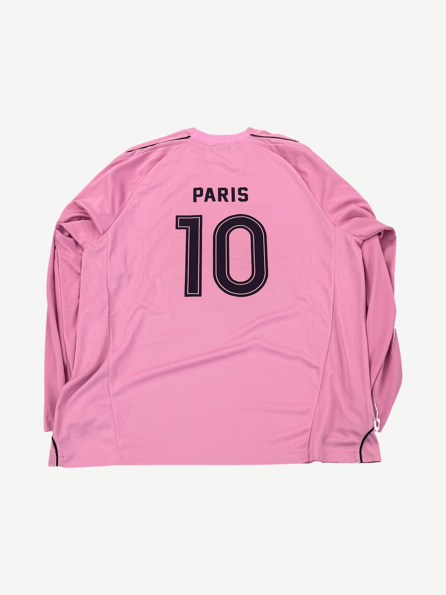 Pink Balenciaga Paris Longsleeve Soccer Jersey