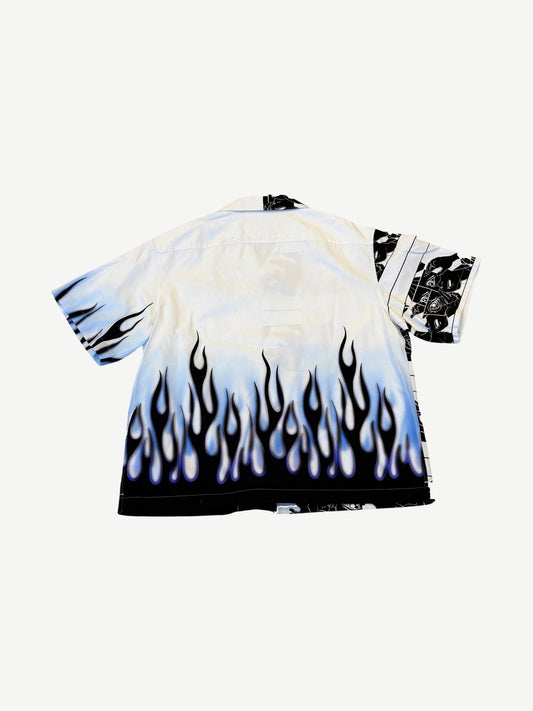 Prada Double Match Flame Shirt