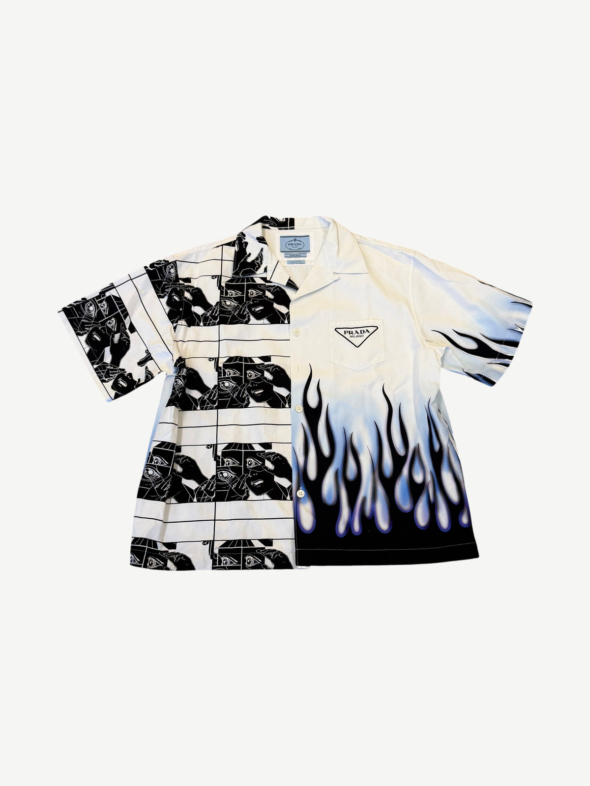 Prada Double Match Flame Shirt