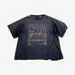 Vintage 2004 NBA Playoffs Lakers tee front in black with purple gold Lakers championship print on chest