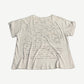 Enfants Riches Deprimes Pharmacist's Daughter cream tee back with cursive handwritten ink lettering.