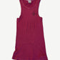 Chrome Hearts Malibu Exclusive burgundy ribbed tank top with small black cross logo on front chest