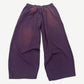 GV Gallery Raspberry Hills Dream sweatpants back view in faded purple fleece with elastic waistband