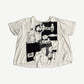 Enfants Riches Deprimes white Keep Her Quiet tee front with vintage photo print and gothic ERD logo.
